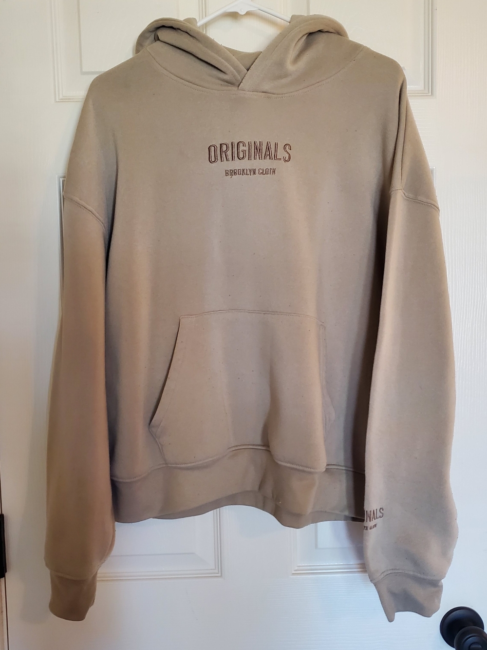 Brooklyn Cloth Light Beige 'Originals' Pullover Hoodie